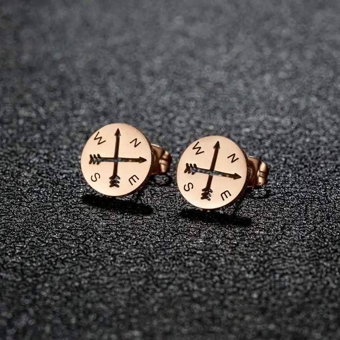 Boucles d'oreilles piercing Tragus en acier inoxydable avec motifs couronne, boussole, étoile, glace à glace, nuage, lunettes, botte et moustache pour filles et femmes occasions spéciales