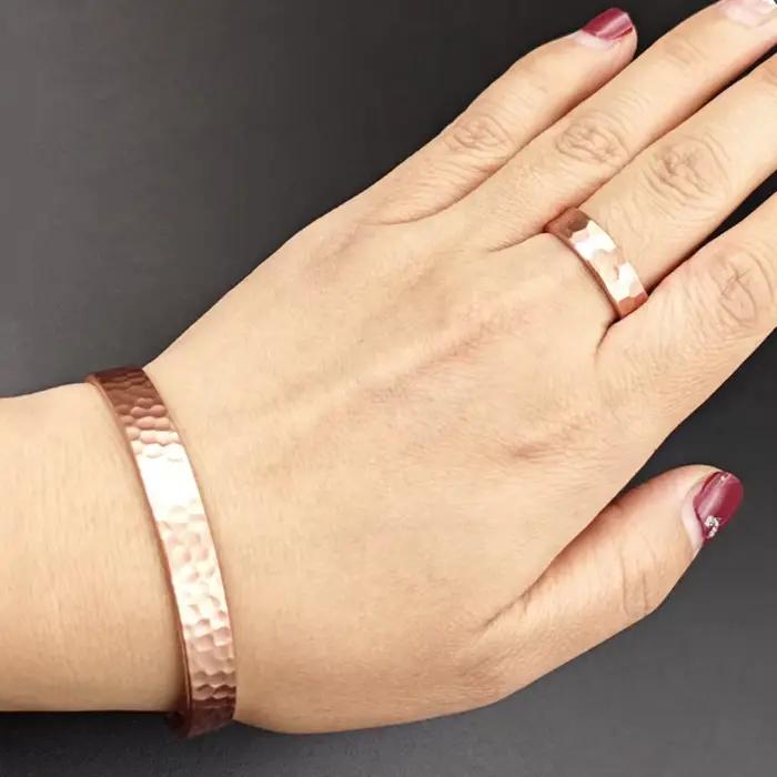 Bracelets magnétiques en cuivre pur pour femmes et hommes