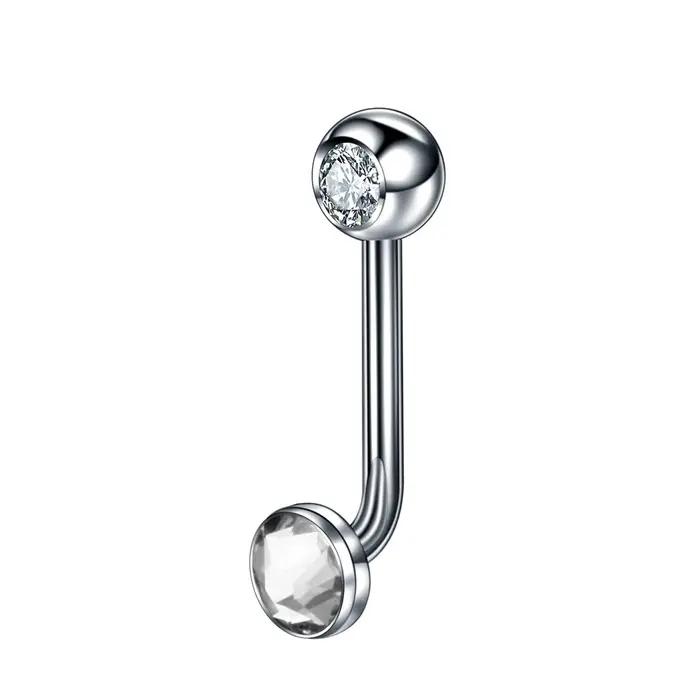 Piercing de Capuche Vertical en Titane pour Femme, Anneau de Ventre, Fleur, Jules, Clip CZ, VCH, Bij