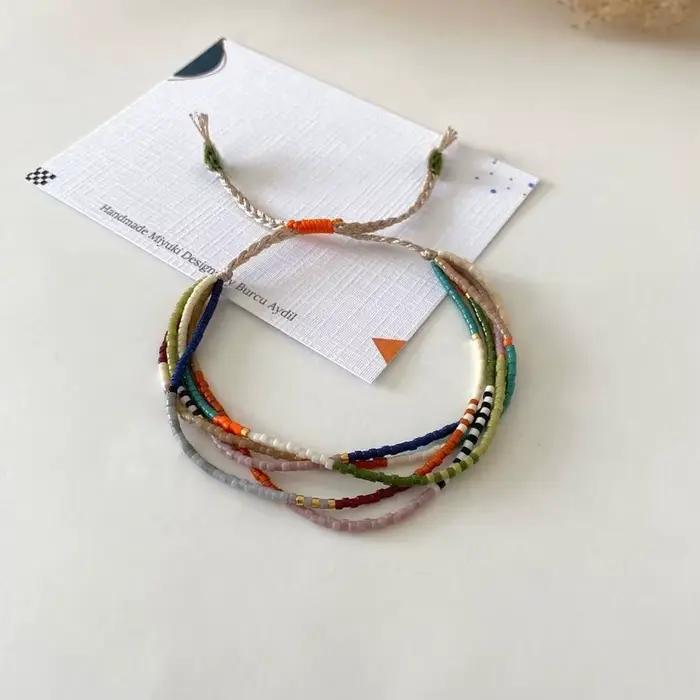 KKBEAD Bracelet empilable multicouche bohème Boho bijoux pour femmes Miyuki perles de rocaille Pulse