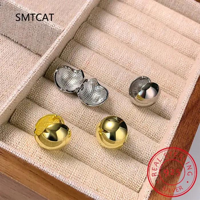 Boucles d'oreilles de luxe en argent Sterling 925