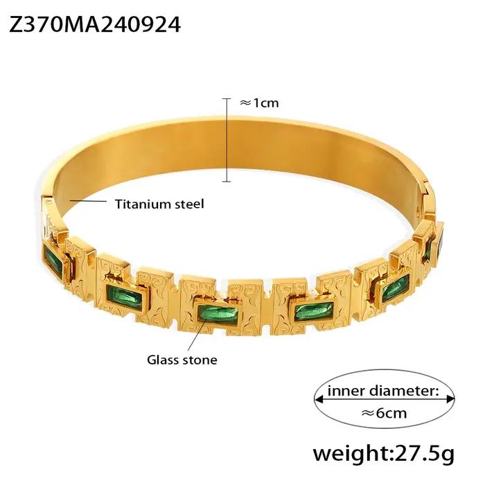 Bracelets en acier inoxydable Palace pour femmes