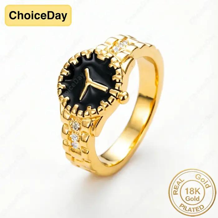 Bague de mariage en or plaqué 18 carats alliance élégante pour femmes occasions spéciales fiançailles soirées cérémonies