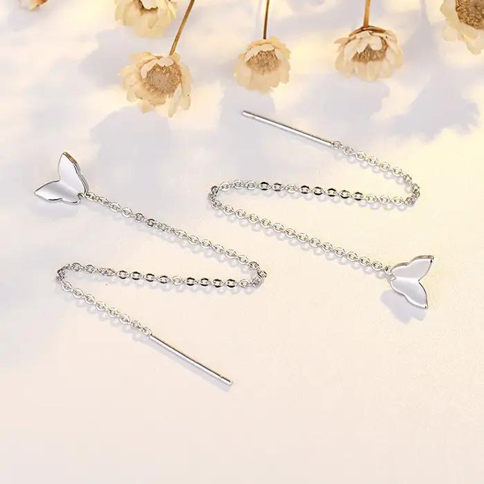 Boucles d'oreilles pendants étoiles et perles mode pour femmes occasions spéciales et quotidiennes