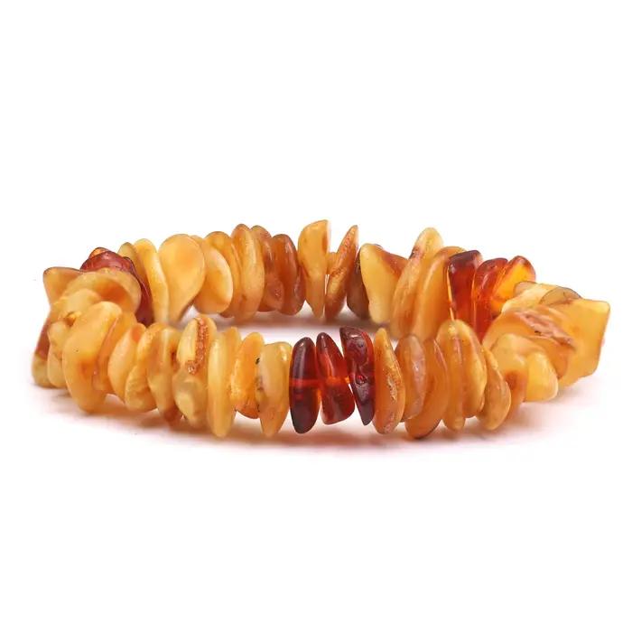 Bracelet en ambre naturel pour femme