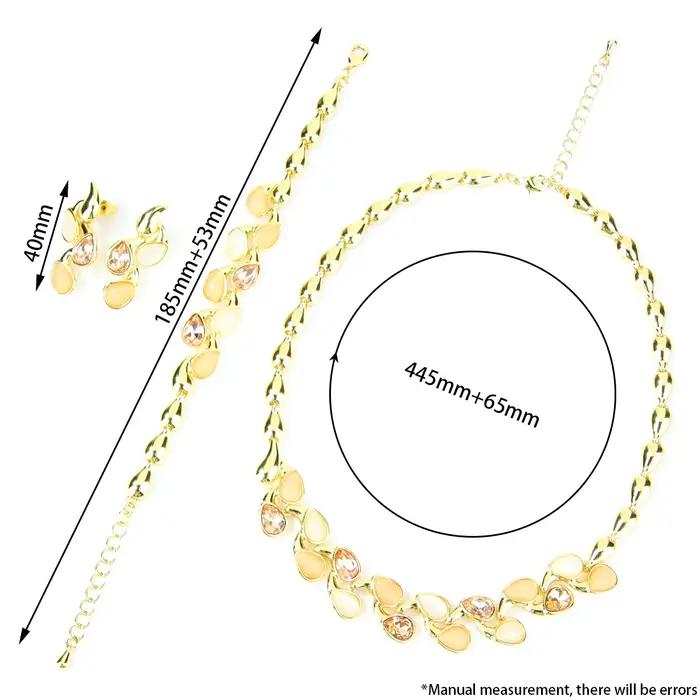 Parure de bijoux en cristal de haute qualité 2026