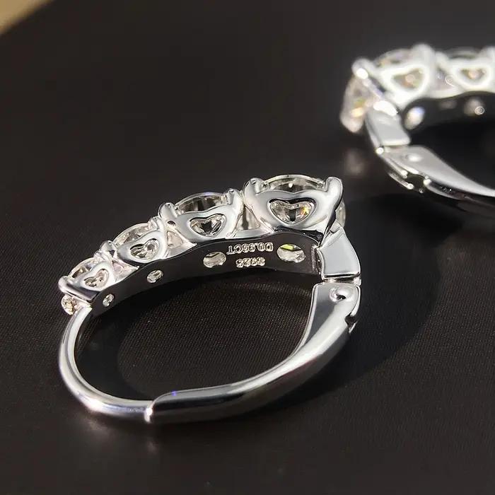 COSYA – boucles d'oreilles en moissanite pour femmes