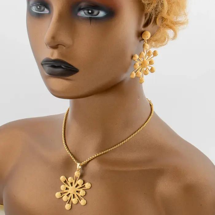 Ensemble de bijoux en or pour femmes