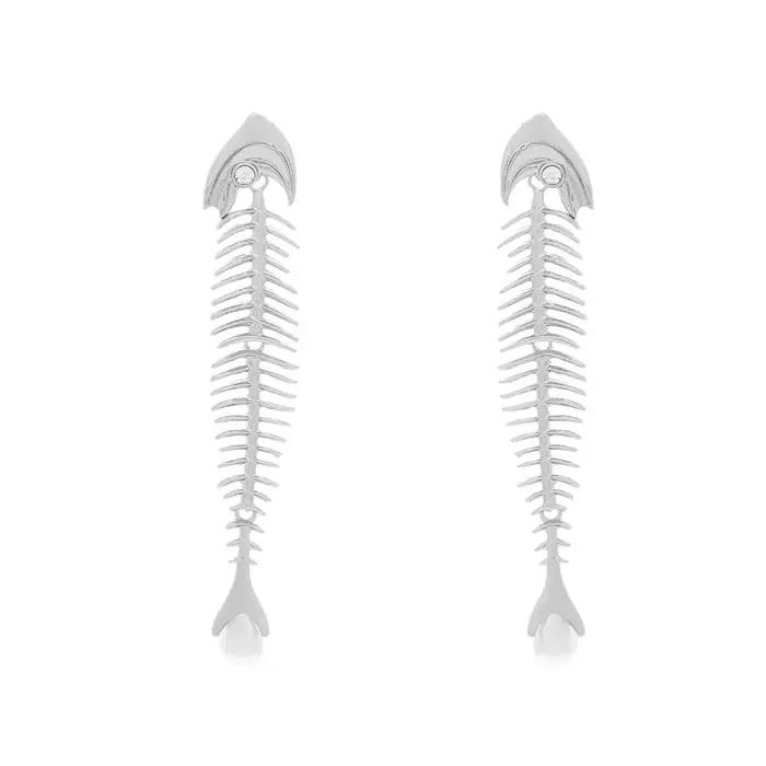 Boucles d'oreilles pendantes longues en céramique pour femmes, style bohème, avec étoiles de mer et
