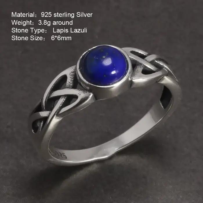 Bague lumière du jour d'elena en argent Sterling 925