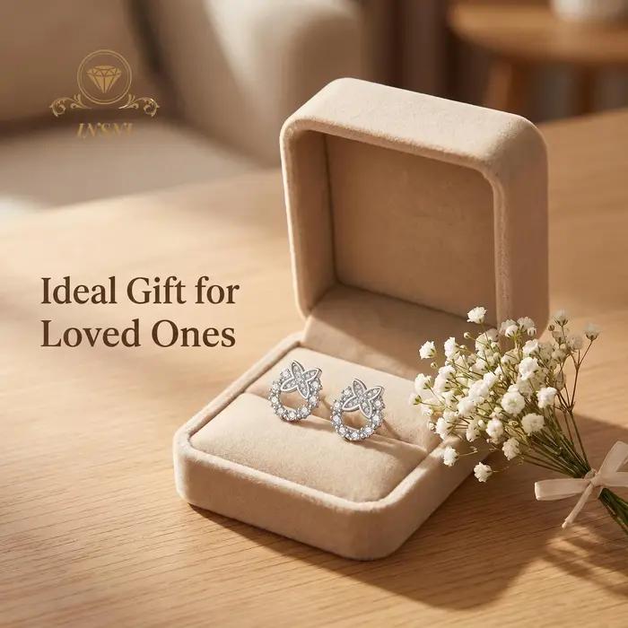 Boucles d'oreilles rondes Mori pour femmes