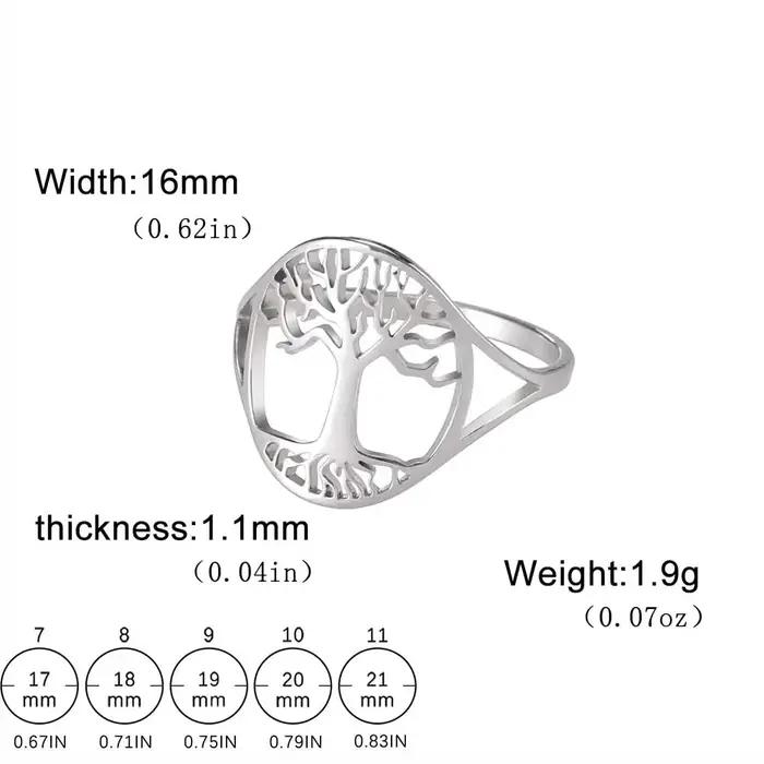 Bague arbre de vie Dreamtimes pour femmes et filles