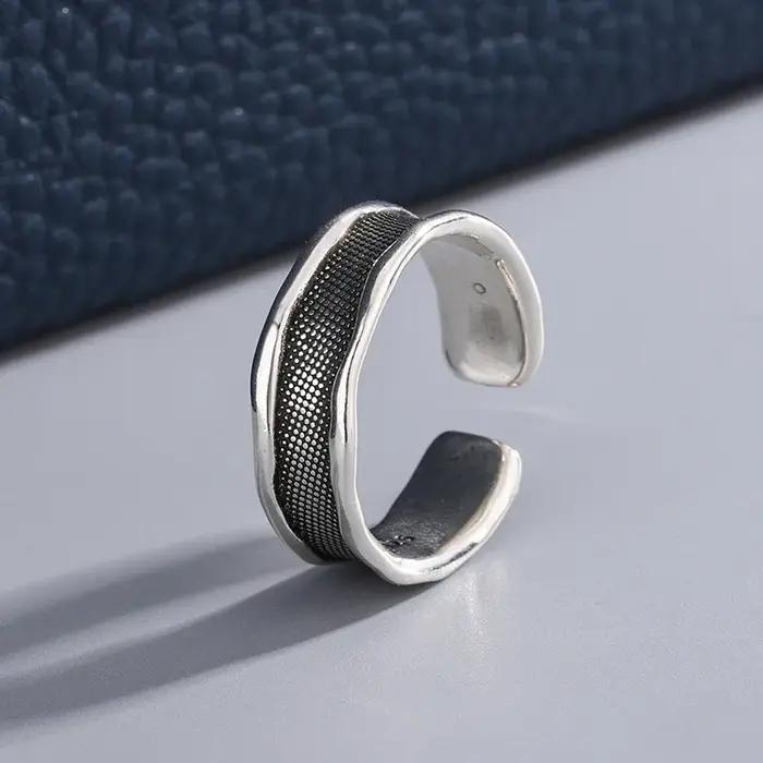Bagues de fiançailles empilables en argent sterling 925 pour femmes styles classiques et irréguliers bijoux de luxe accessoires pour dames occasions spéciales