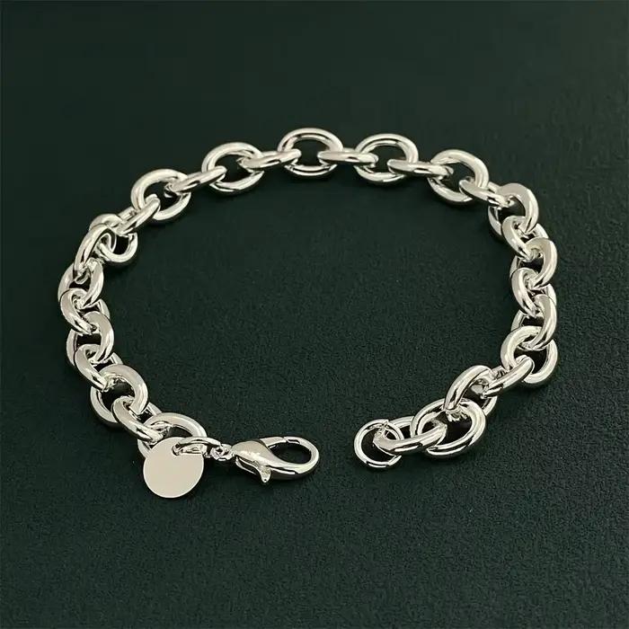 Boucle de Bracelet en argent Sterling 925, chaîne de base, breloque exquise pour femmes, bijoux cade