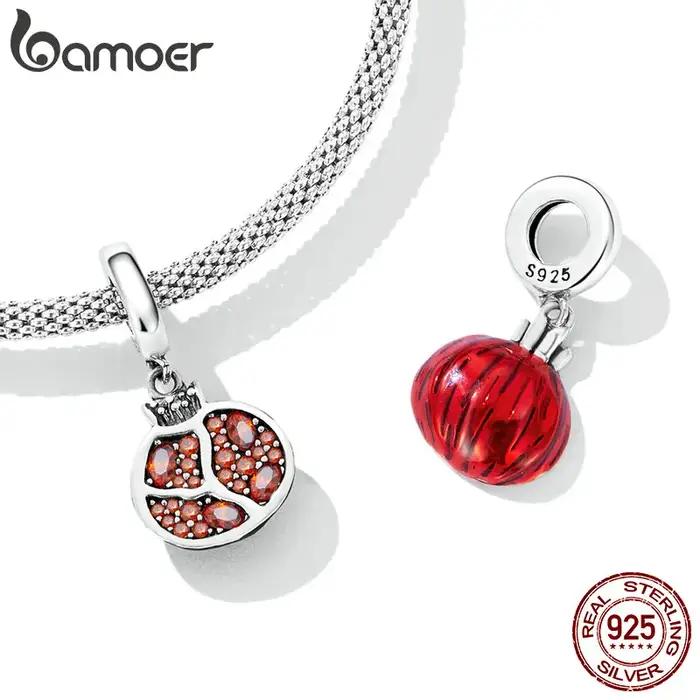 Bamoer – pendentif grenade délicat en argent Sterling 925