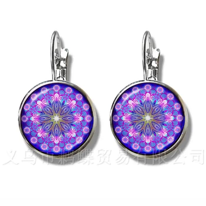 Boucles d'oreilles de Yoga au henné indien classique