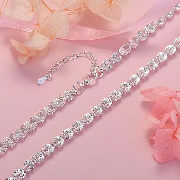 Ensemble de bijoux en argent sterling 925 avec motif géométrique pour femmes occasions spéciales neogothique elegance