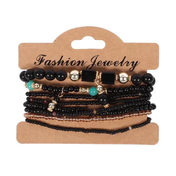 Ensemble de bracelets bohème en perles faites à la main pour femmes