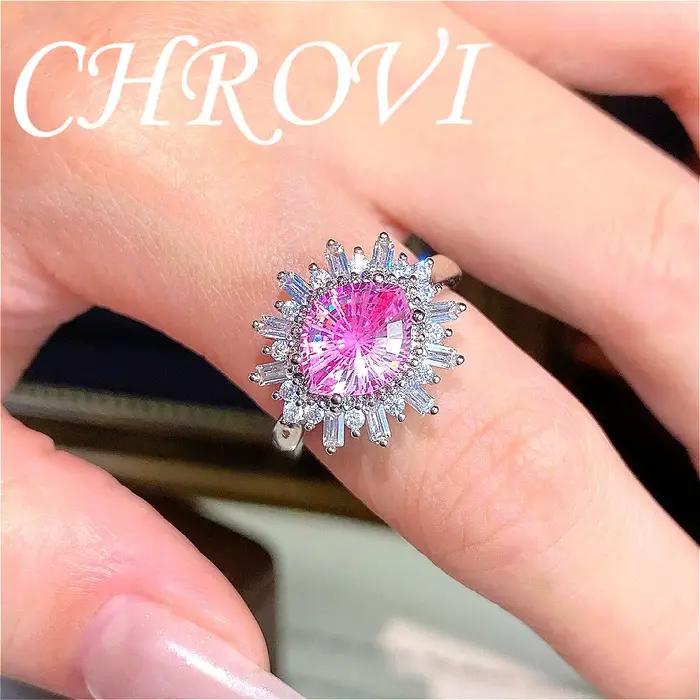 Bague Exquise en Argent Sterling 925 Scintillante et Étincelante
