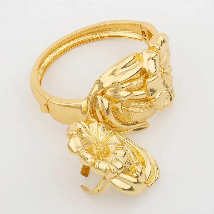 Ensemble de bijoux en plaqué or