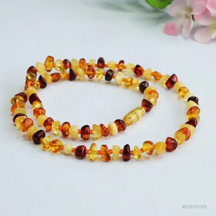 2025 nouvelle mode femme baltique ambre naturel collier fleur