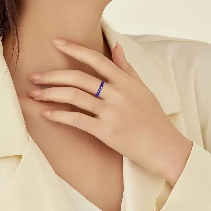 Bague Circulaire en Céramique pour Femme et Homme