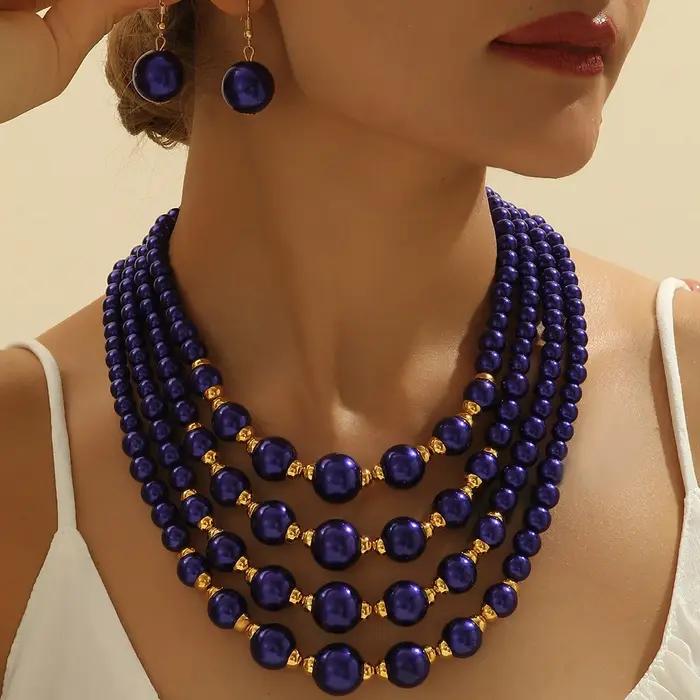 Ensemble de bijoux de mariée au nouveau design
