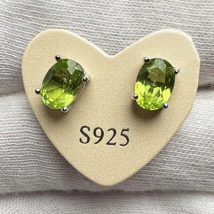 Argent 925 Prestyle Boucles d'oreilles pour femmes avec pierre naturelle, soulagement du stress, c