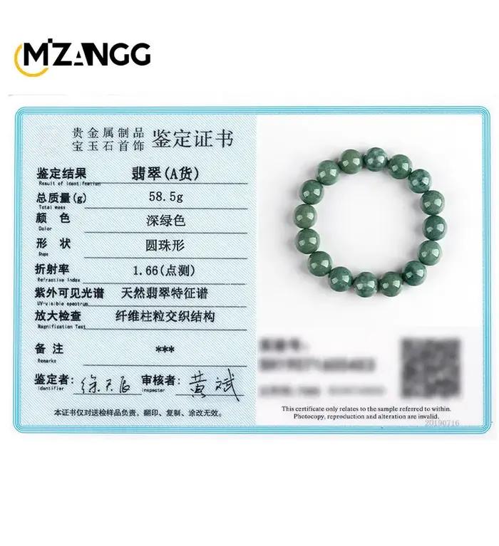 Bracelet en jadéite de qualité A vraiment naturel