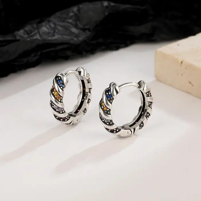 Boucles d'oreilles en argent Sterling 925 pour femmes