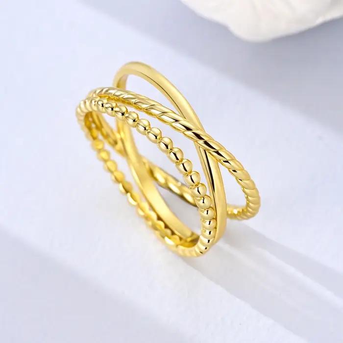 Bague en argent sterling 925 sertie de zirconium blanc élégante à offrir pour femme occasions spéciales anniversaire de mariage