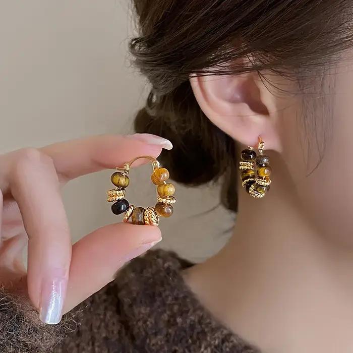 Boucles d'oreilles Vintage en forme de U pour femmes