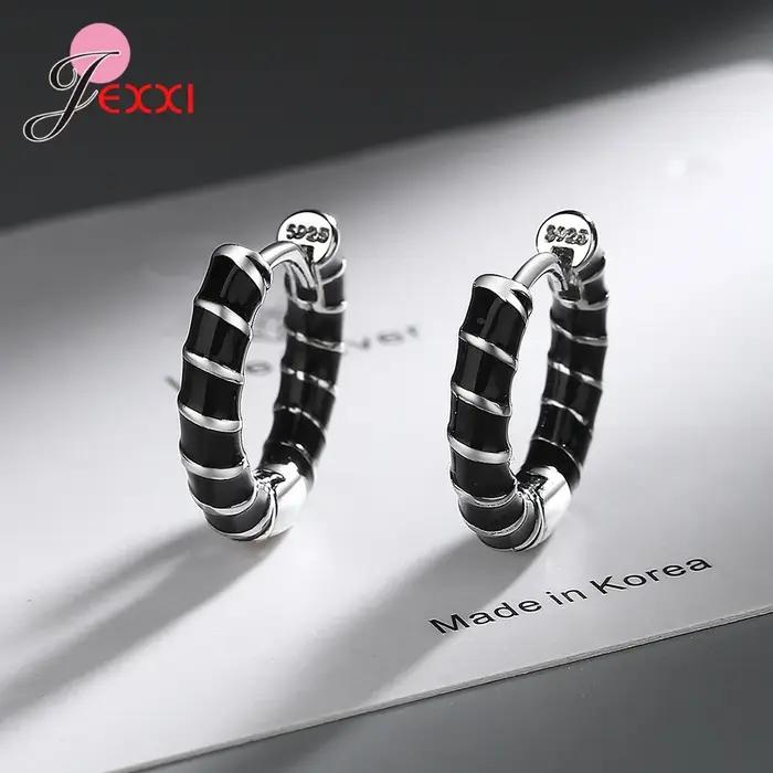 Mini boucles d'oreilles créoles en argent Sterling 925