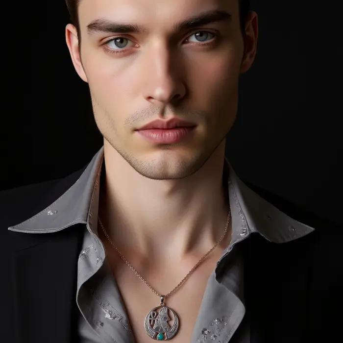 Dreamtime – collier avec pendentif en forme d'egypte égyptienne antique