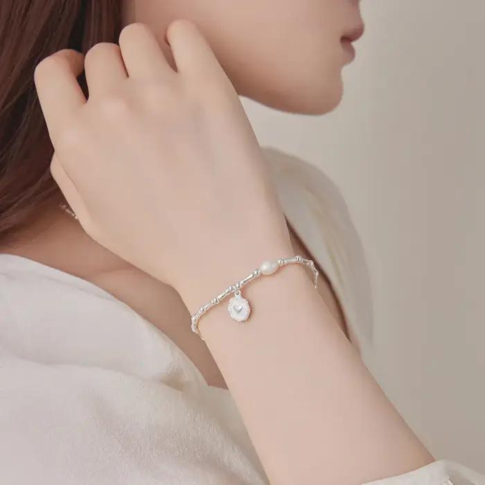 Ensemble de bracelets et colliers en argent Sterling 925 pour femmes