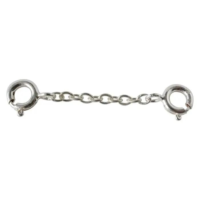 Extensions de collier en argent Sterling 925 massif