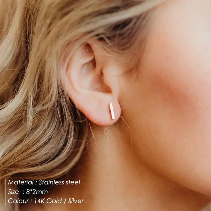 E-Manco – boucles d'oreilles Zigzag pour femmes