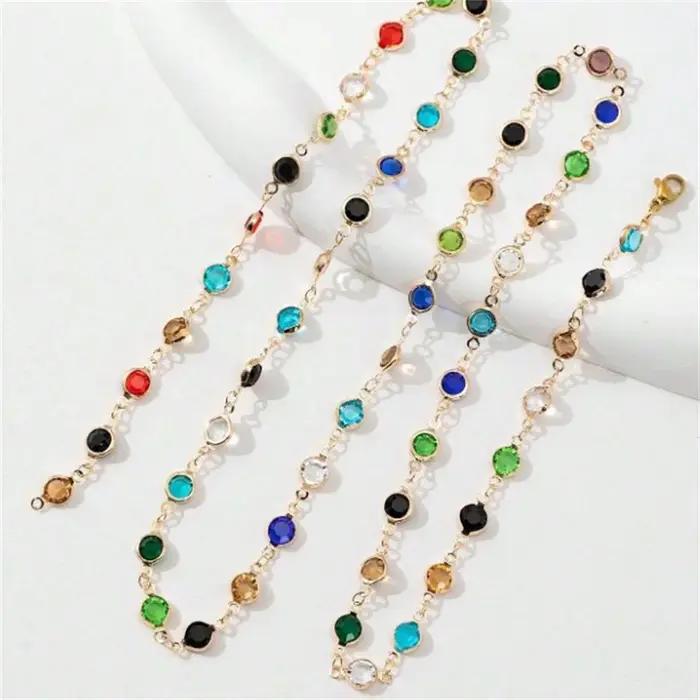 Chakra pierre gemme perles longue chaîne collier femmes Yoga Reiki guérison équilibrage Maxi