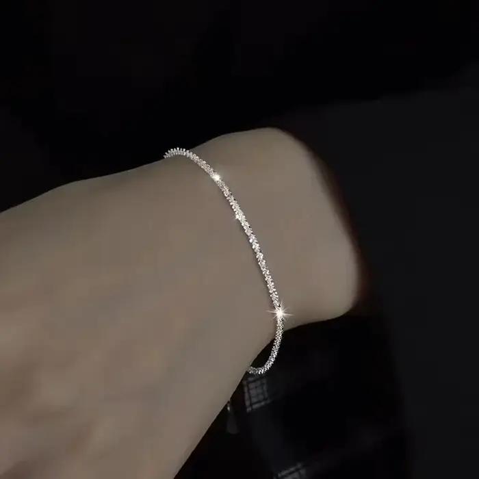 Bracelet en argent Sterling 925 pour femmes, perles partielles, nœuds, Design de luxe, à la mode, br