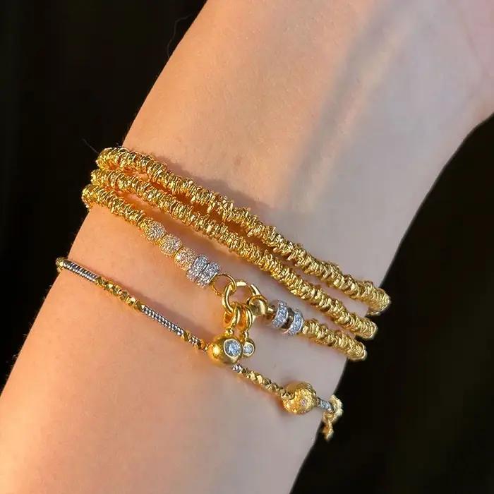 Bague circulaire brillante avec incrustations de zirconium et cristal pour femmes, ensemble de bijoux classique pour mariages et occasions spéciales