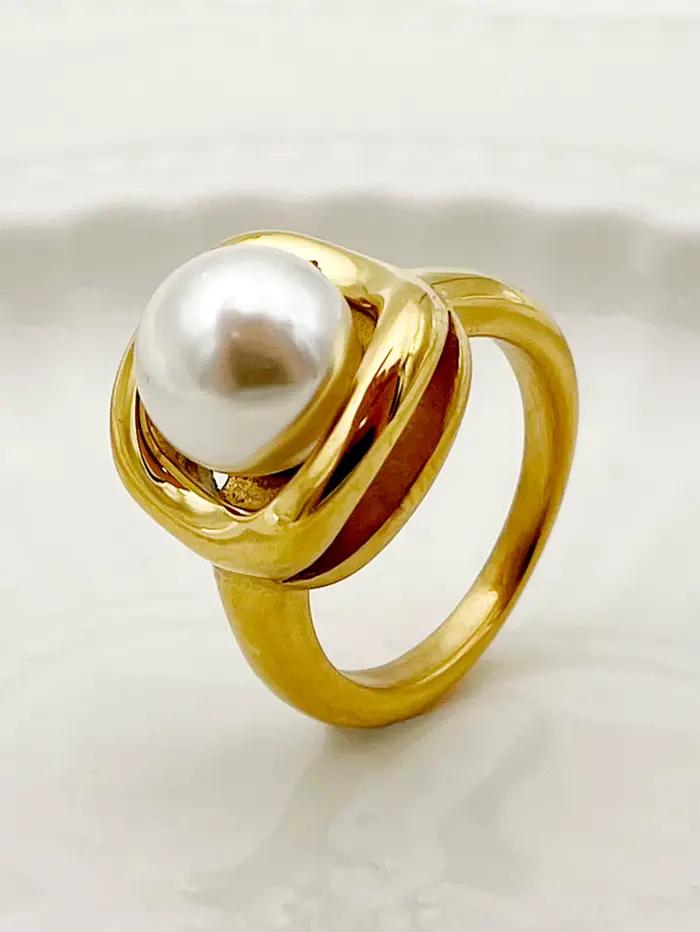 May @ RZ-Bague en perles d'acier inoxydable