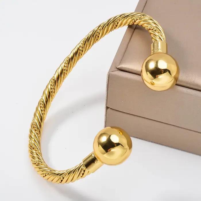 Diana bébé bijoux à portée de main 18K plaqué or bracelet femmes