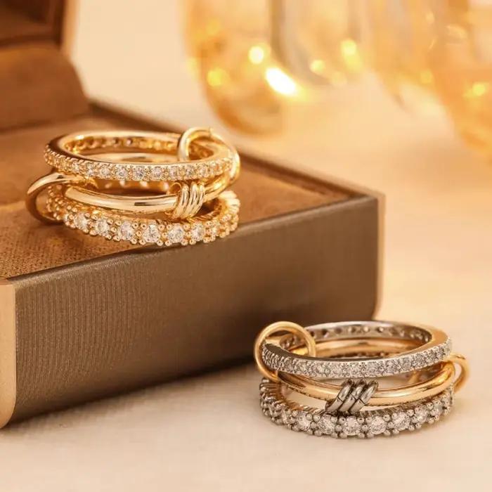Bague empilable élégante pour femmes – Bijoux tendance pour les amateurs de mode