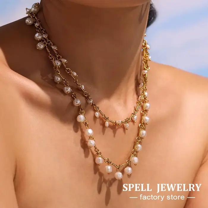 Collier Boho Bracelet assorti en laiton plaqué or 18 carats avec perles en plastique multi-cœurs breloques colliers Bracelets pour femme