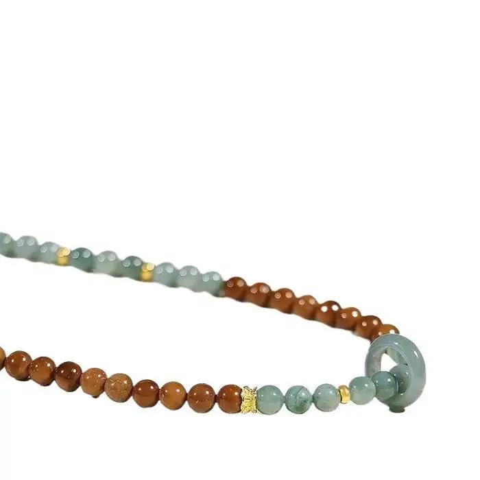 Bracelet perlé Kukui en cristal orange naturel pour femme occasions spéciales élégance moderne