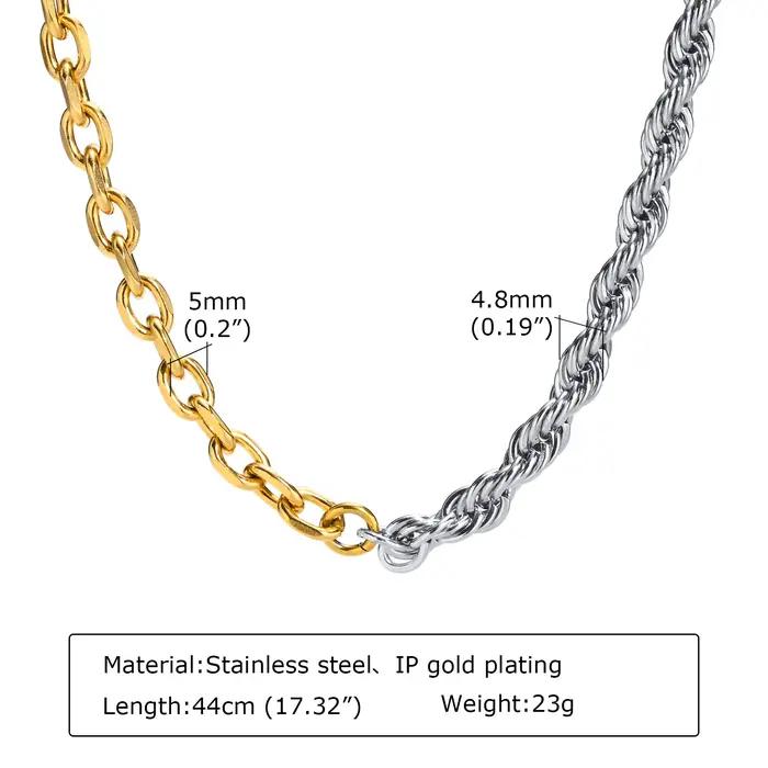 Collier à fermoir à bascule