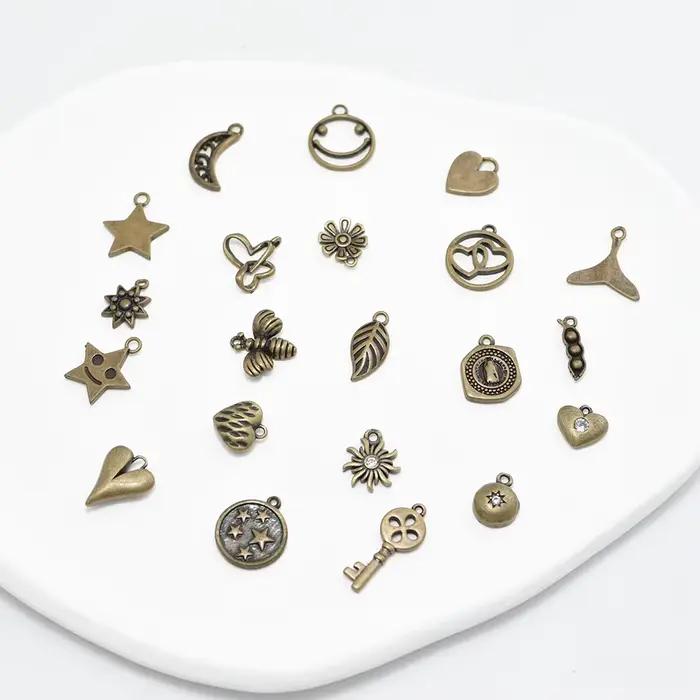 Crochets de boucles d'oreilles en Bronze Antique, 1 paire, accessoires pour bricolage de femmes, fournitures de fabrication de bijoux faits à la main, sans plomb, sans Nickel