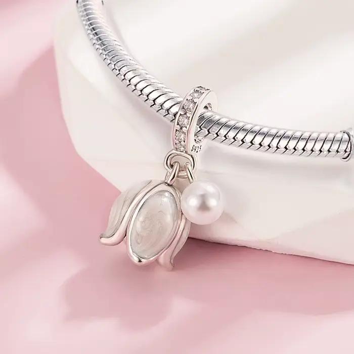 Original Breloque pendante en argent plaqué