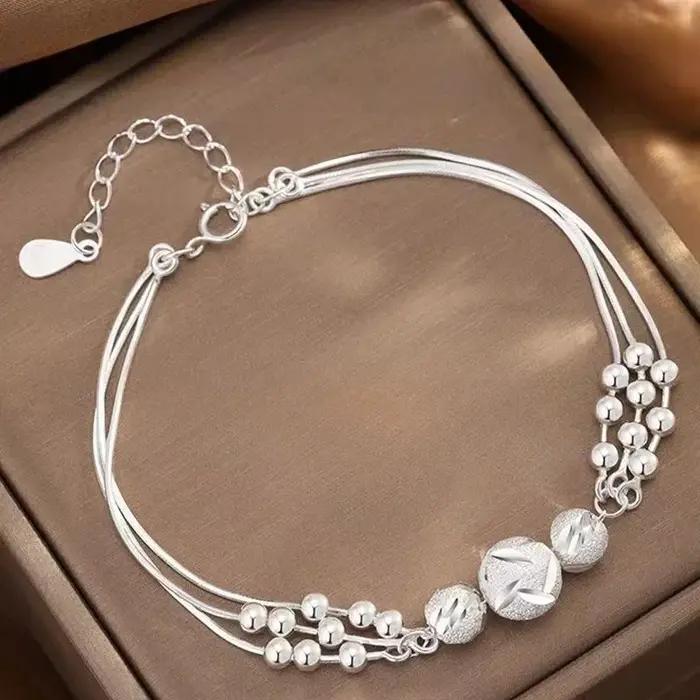 Bracelets porte-bonheur en argent Sterling 925 pour femmes