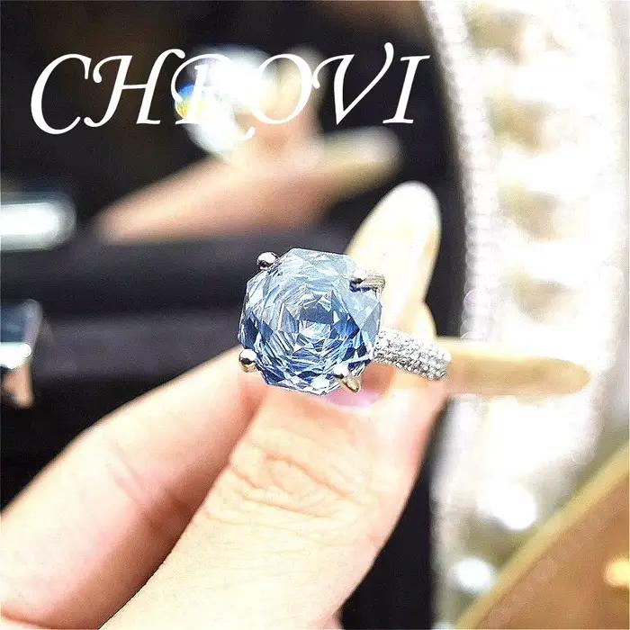 Bague en argent sterling 925 à la mode, sertie de diamants roses et de pierres précieuses colorées brillantes pour femmes